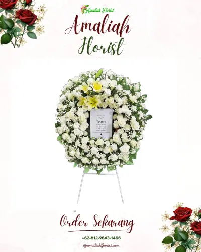Krans Bunga Duka Cita di Karadenan